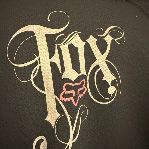 FOX Women’s Sz XS/S Black and Pink Riding Shirt - Picture 7 of 14